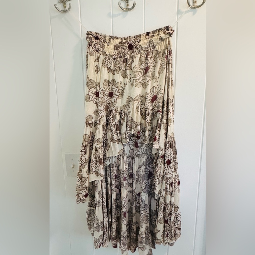 Free People Morning Sun Hi Lo Skirt - Picture 7 of 8